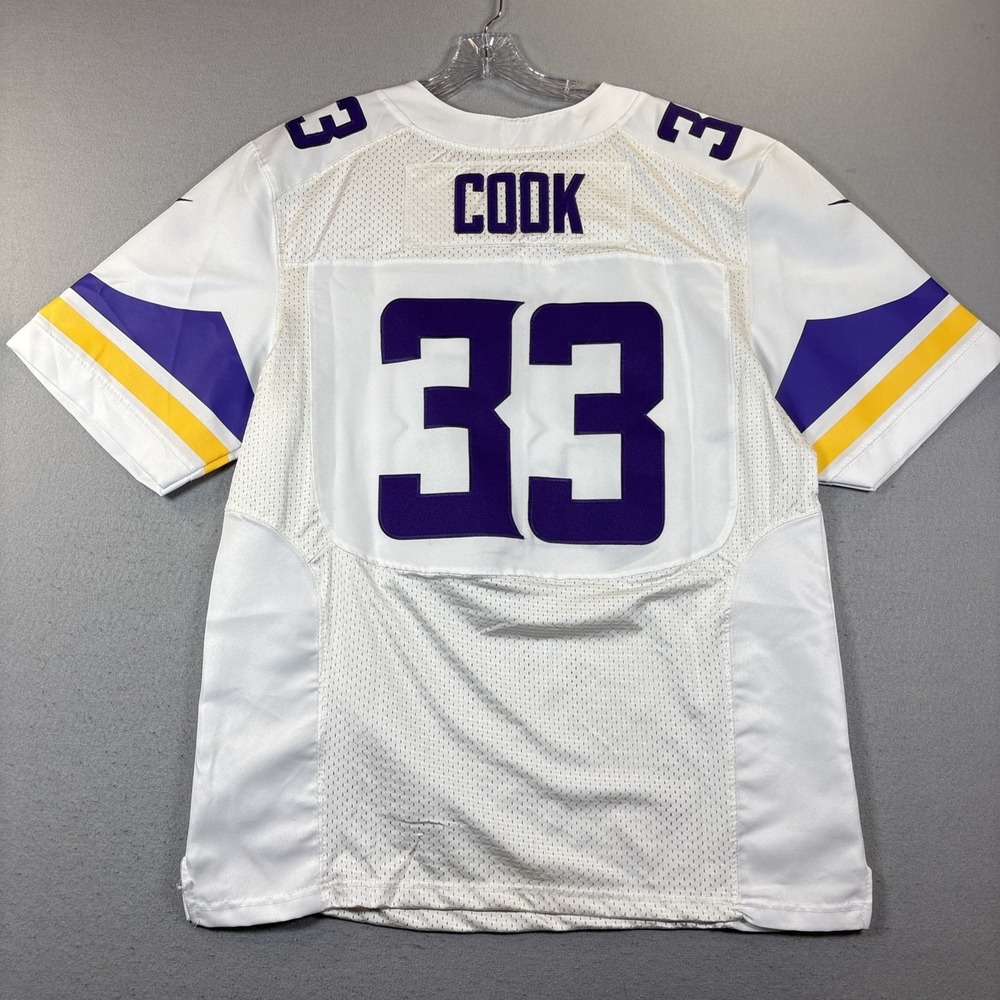 Minnesota Vikings Football Jersey Mens XL 52 White NFL Nike Dalvin Cook On Field